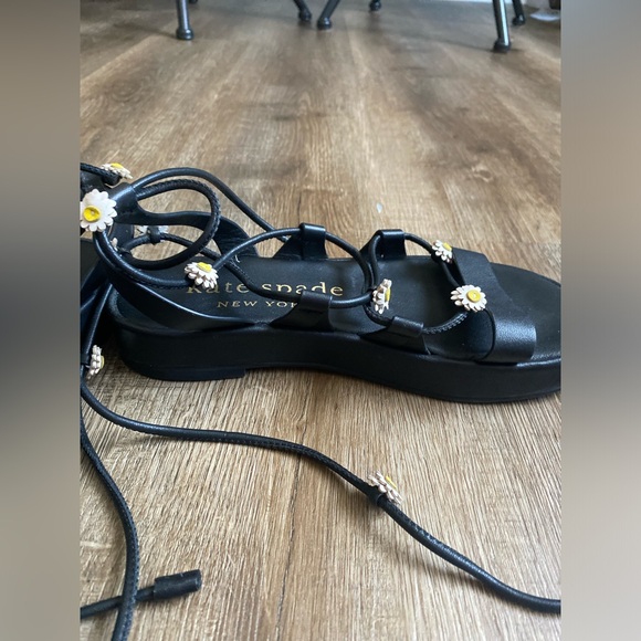 Kate Spade Daisy Wrap Sandals - Picture 3 of 4